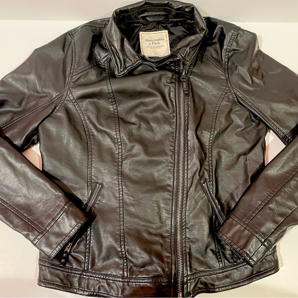 Abercrombie & Fitch Black Bomber Jacket
